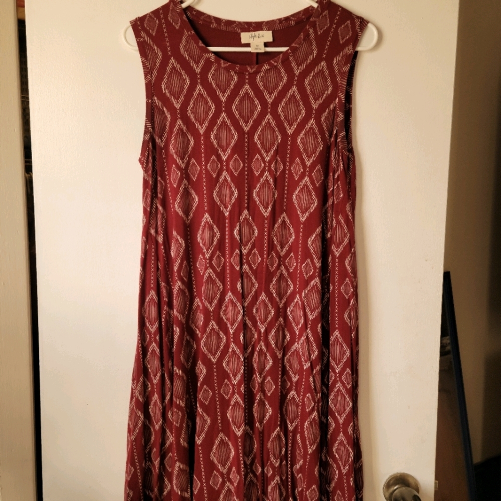 Aztec Print Dress